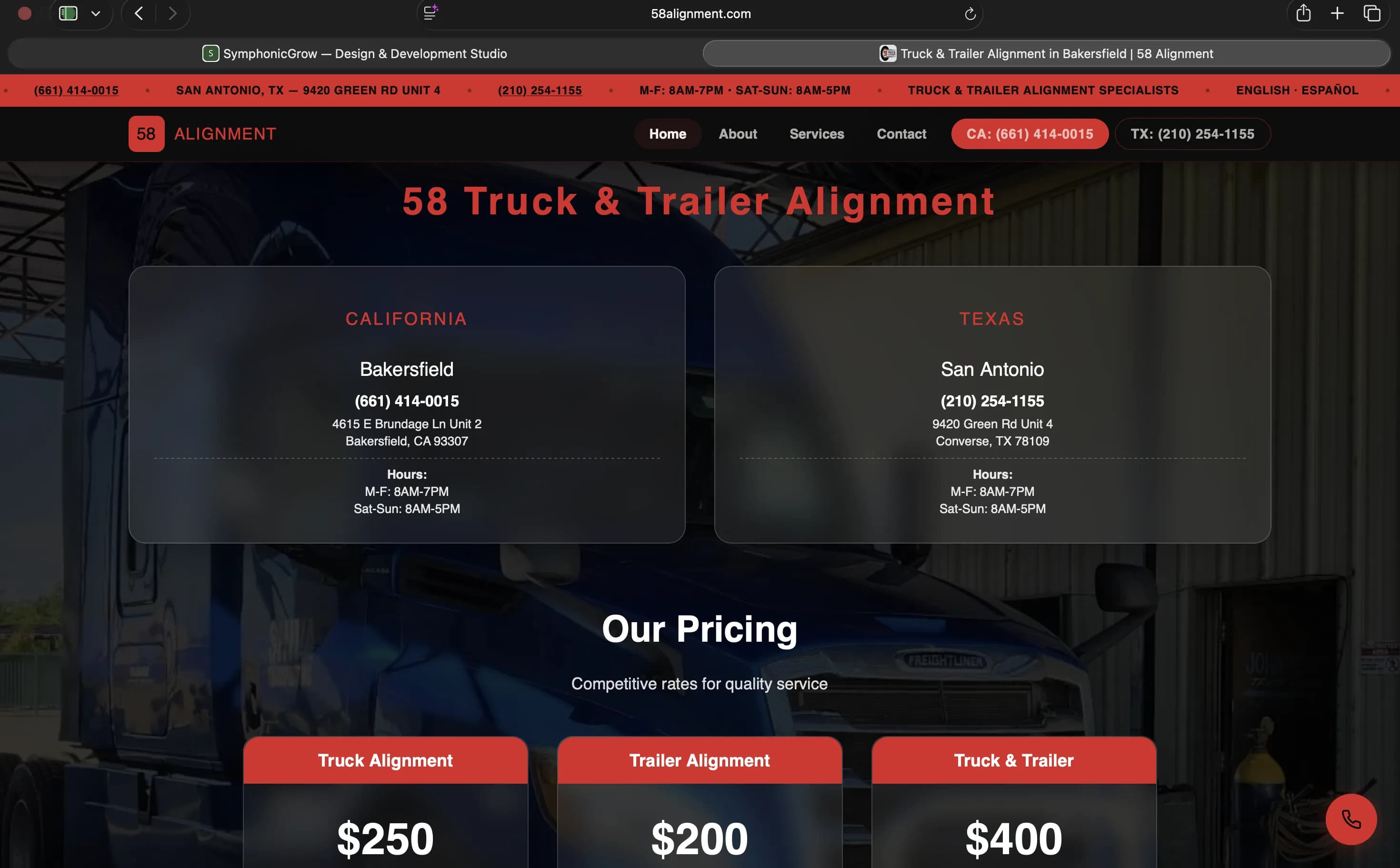 58 Alignment — project screenshot