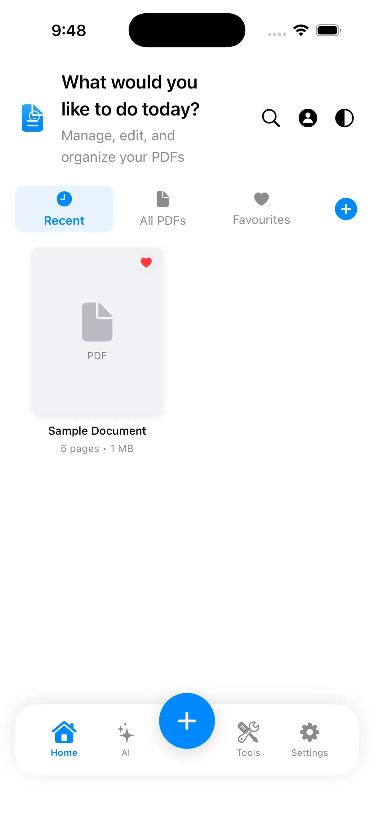 Inkwell app interface