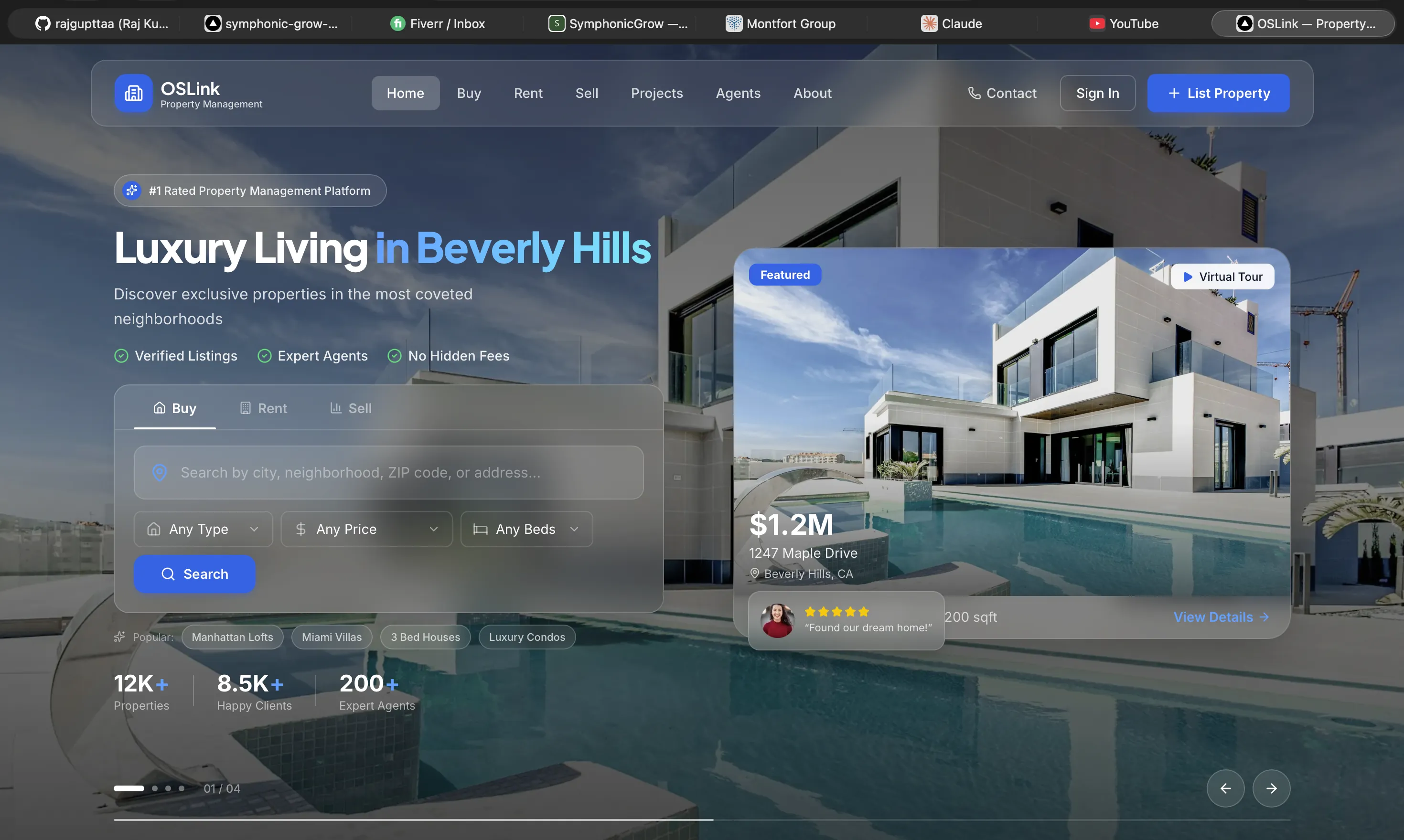 OSLink website